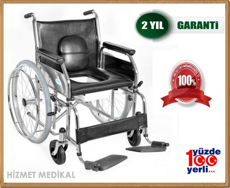 Klozetliı tekerlekli sandalye ZİNOS 820